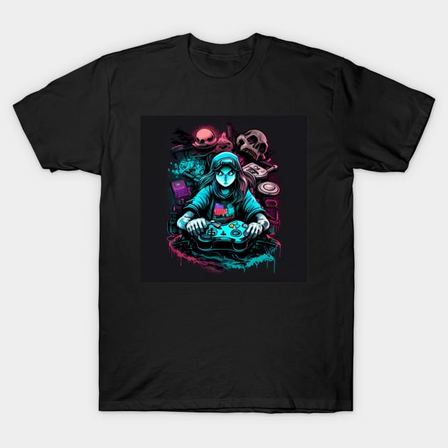 Gamers T-Shirt by Sanzida Design